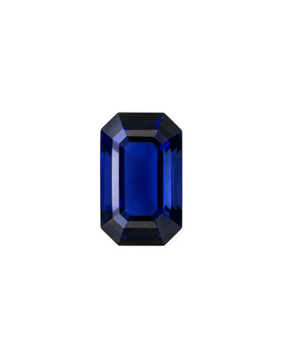 1.32 Carat Ceylon Deep Blue Sapphire – Rectangular Step Cut