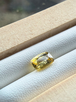 1.54 Carat Ceylon Yellow Sapphire – Cushion Cut