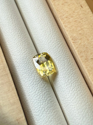 1.54 Carat Ceylon Yellow Sapphire – Cushion Cut