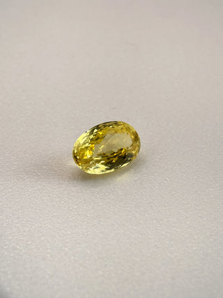 2.28 Carat Unheated Ceylon Yellow Sapphire – Oval Cut
