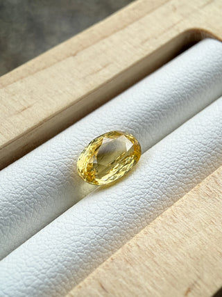 2.28 Carat Unheated Ceylon Yellow Sapphire – Oval Cut