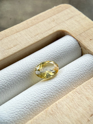2.28 Carat Unheated Ceylon Yellow Sapphire – Oval Cut